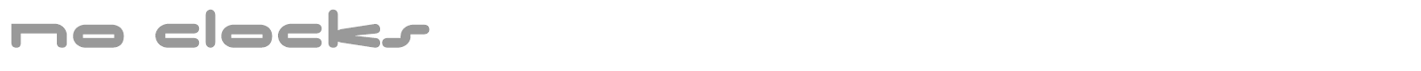 No Clocks font preview